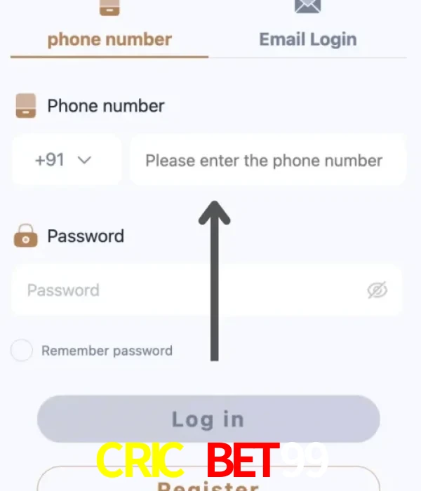 CRIC BET99 login